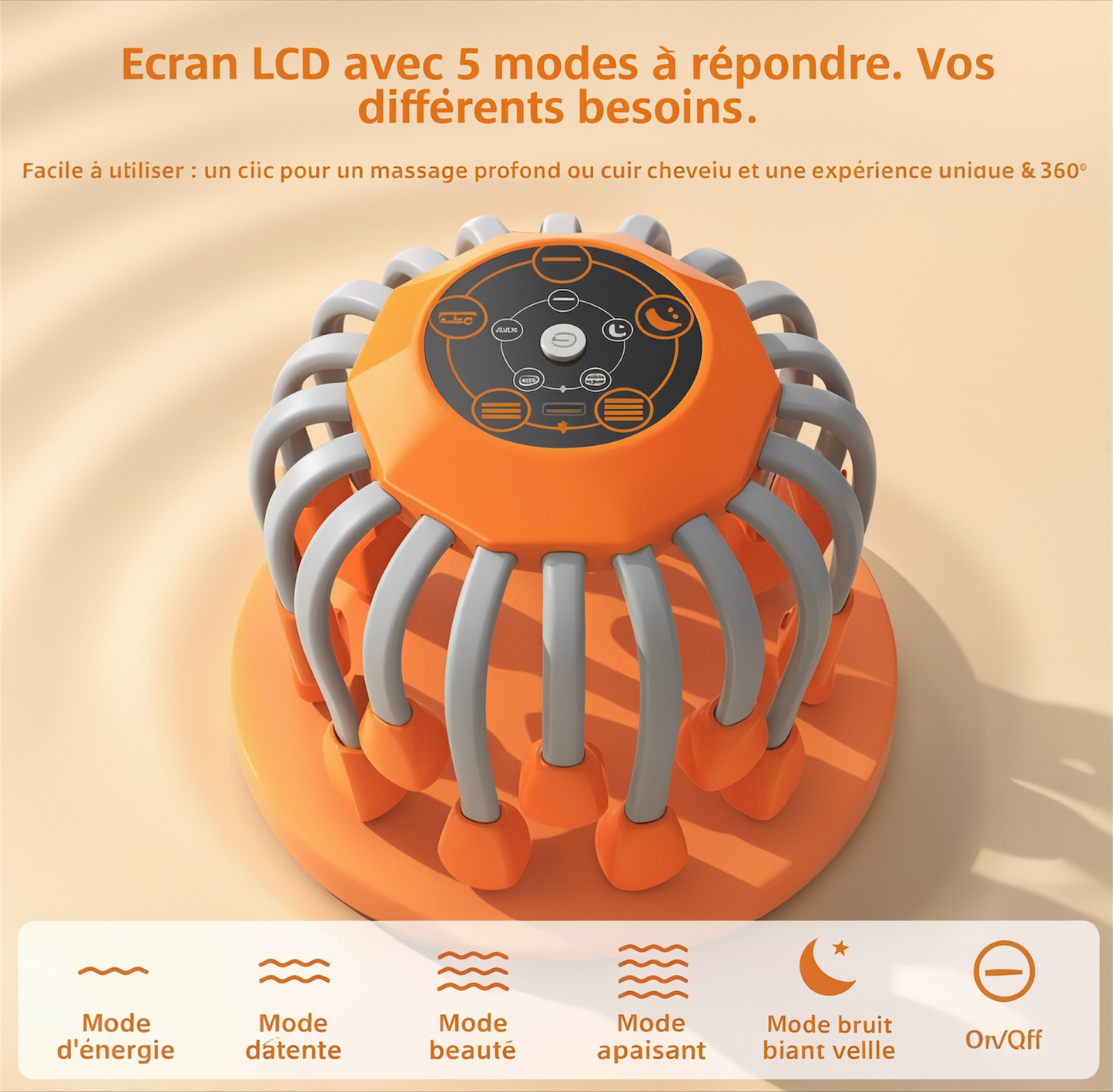 NeuroFlow™ – Masseur crânien relaxant